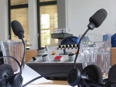 Mikrophone, Dolmetschpult Mikrophone, Dolmetschpult