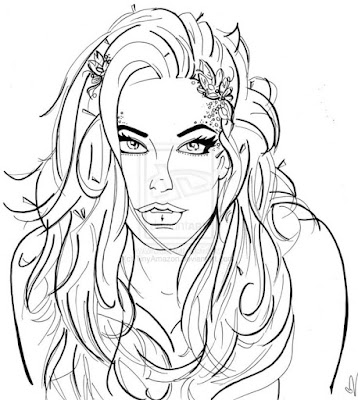 Poison Ivy Coloring Pages 3