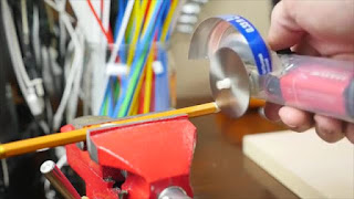 Tutorial Cara Membuat Gergaji Mini Dremel Sederhana dari Suntikan Printer