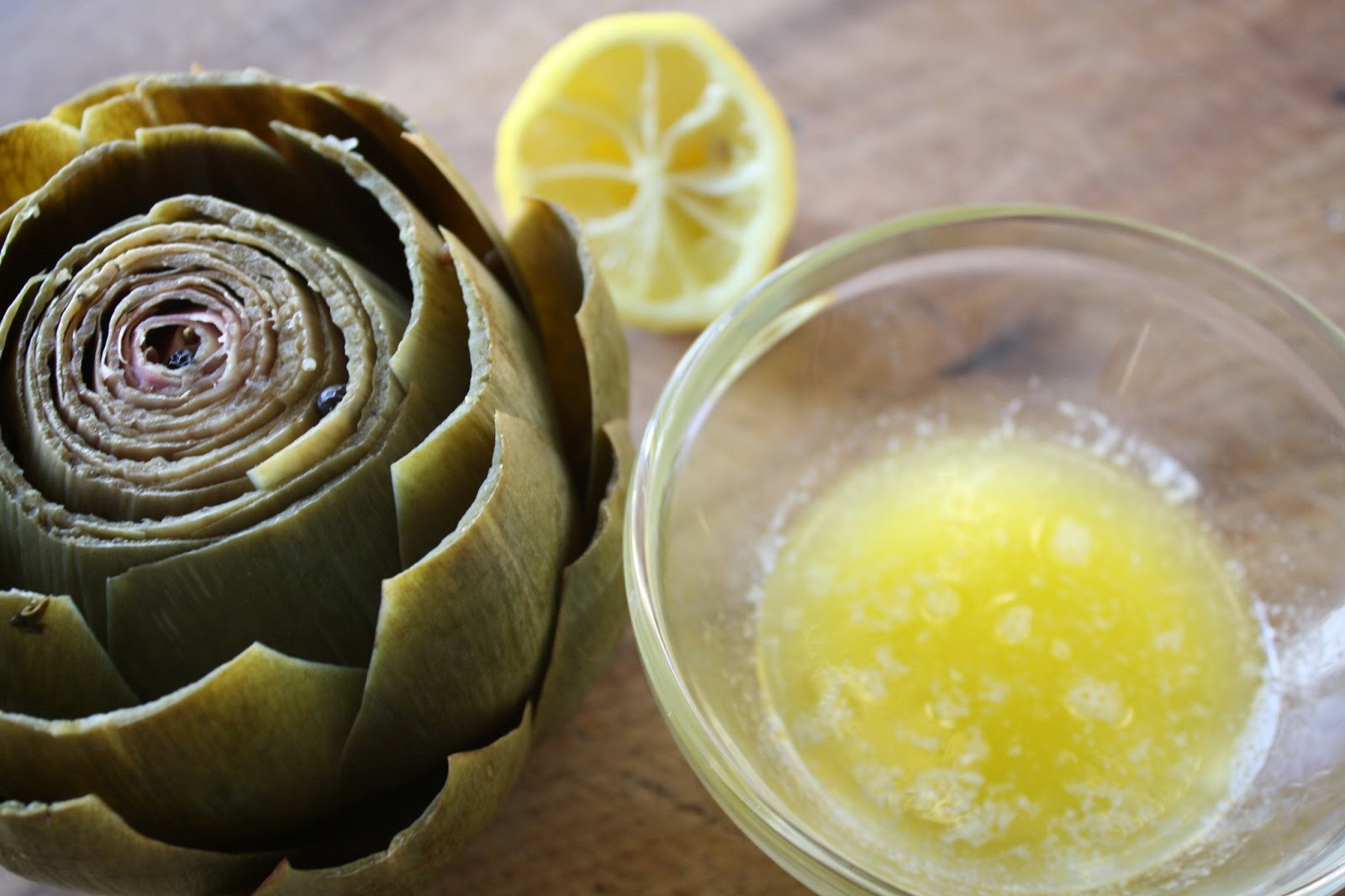 Cooking For A Better Tomorrow Steamed Whole Artichoke with Lemon