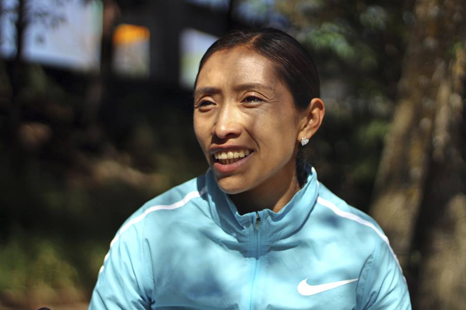 Margarita Hernández Flores en el Medio Maratón de Guadalajara Agencia