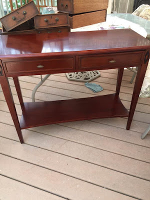 Modern furniture with damaged finish Before Before modern sofa table