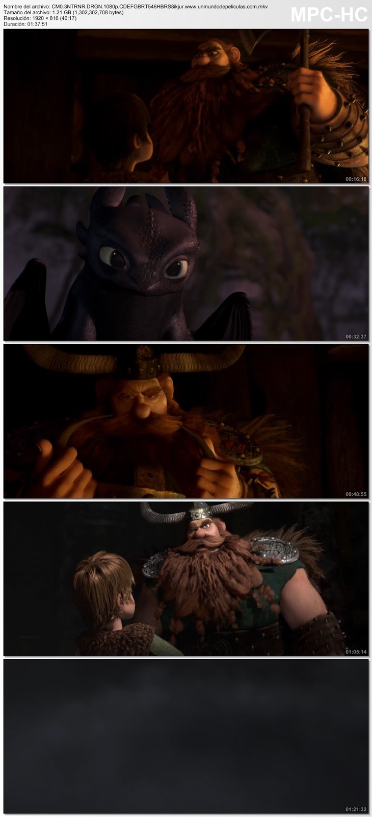 Capturas de la película.