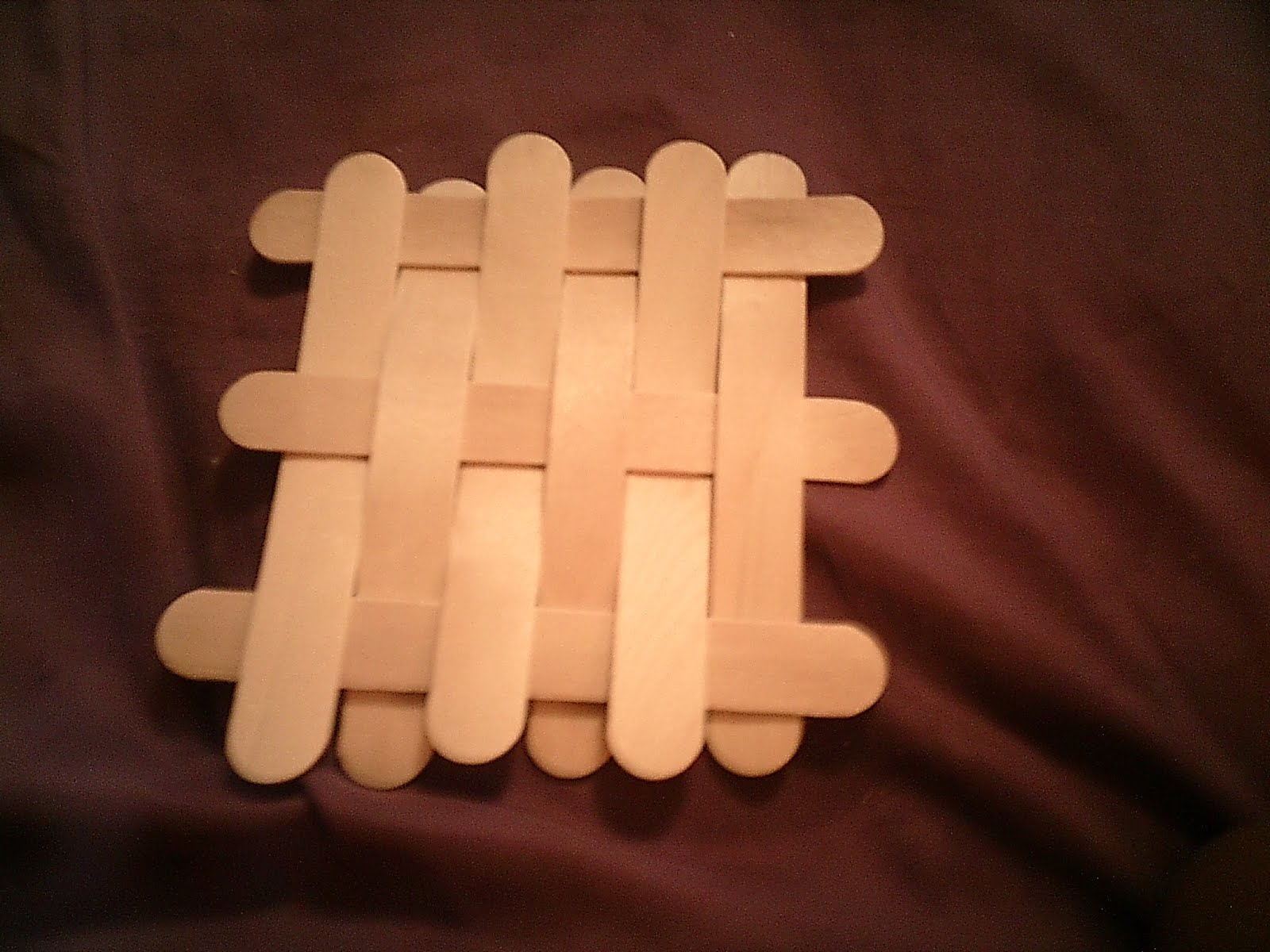 The Krafting Kid Popsicle Stick Coasters