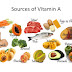 Fruits - vegetables contain lots of vitamin A