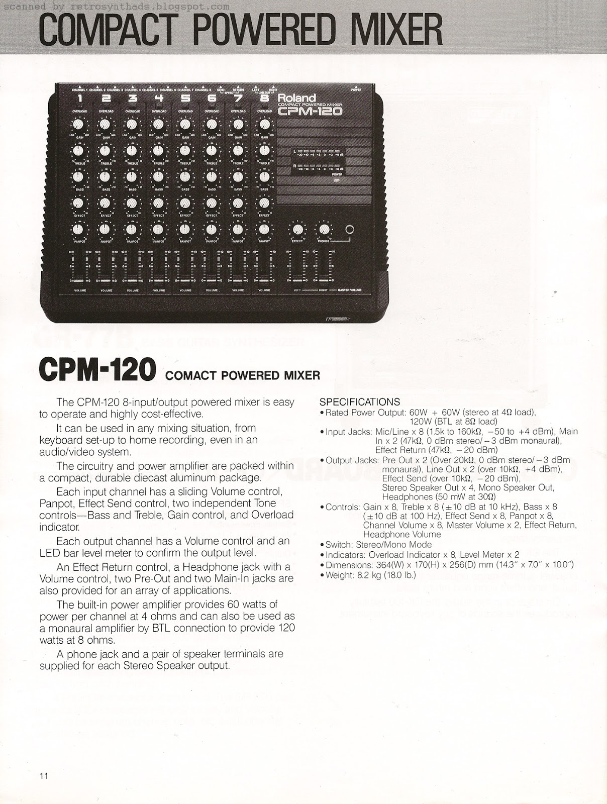 elevation tildeling Dynamics Retro Synth Ads: 1985 Roland New Product News for NAMM show, 1985