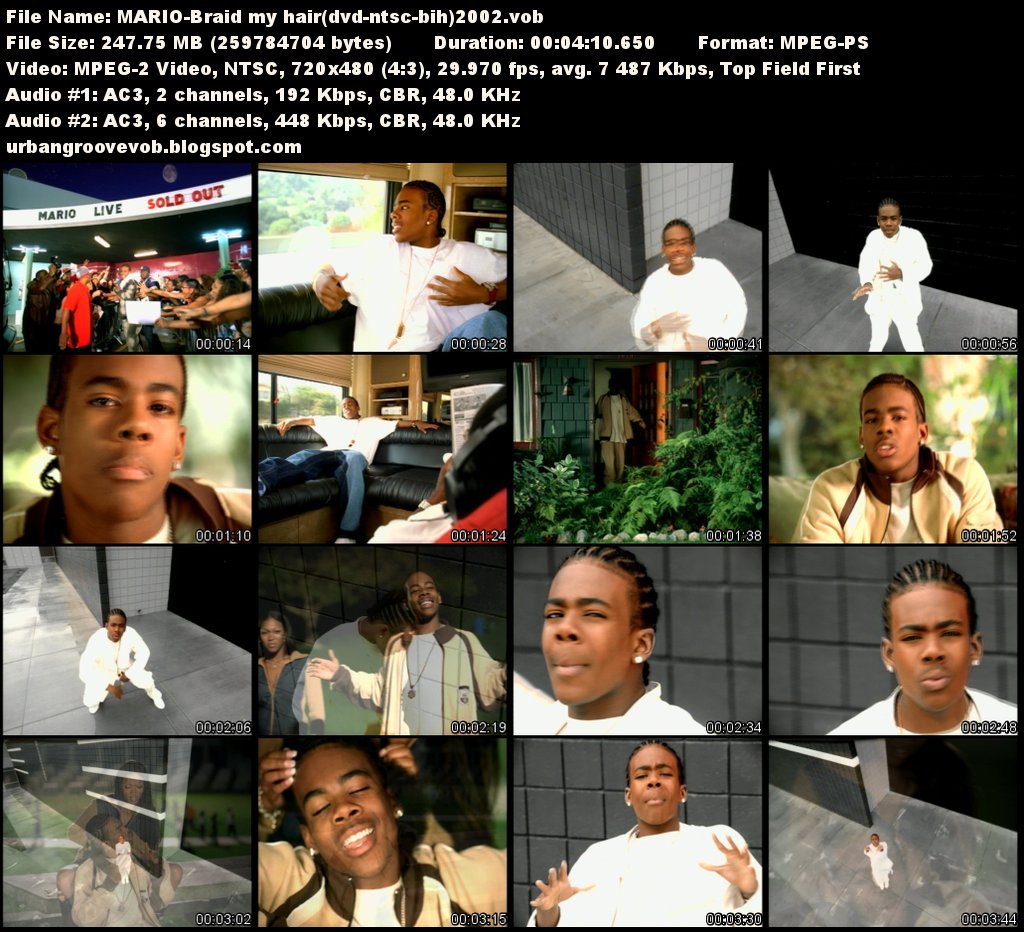 Urban Groove Vob Collection: Mario - Braid My Hair (2002)