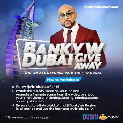Dubai Countdown!!! Don't miss this opportunity to hang out with Banky W in Dubai