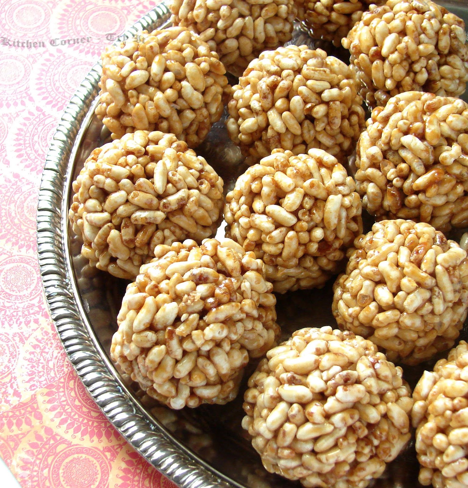 Pori Unda/Sweet Puffed Rice Balls