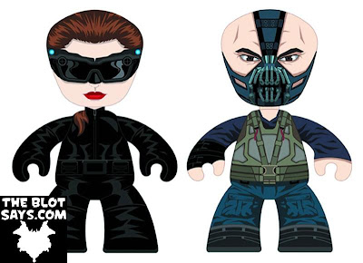 Catwoman & Bane The Dark Knight Rises 6 Inch Mez-Itz Vinyl Figures by Mezco Toyz