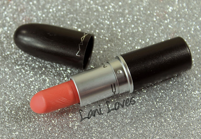 MAC MONDAY | A Tartan Tale - Cut A Caper Lipstick Swatches & Review