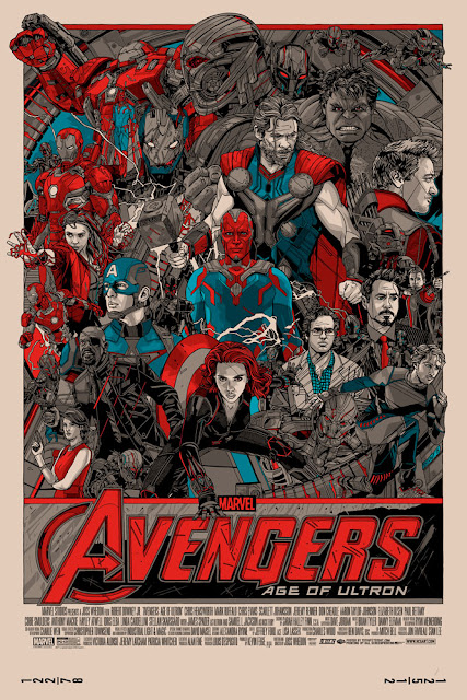 Avengers: Age of Ultron Regular Edition Screen Print by Tyler Stout & Hero Complex Gallery