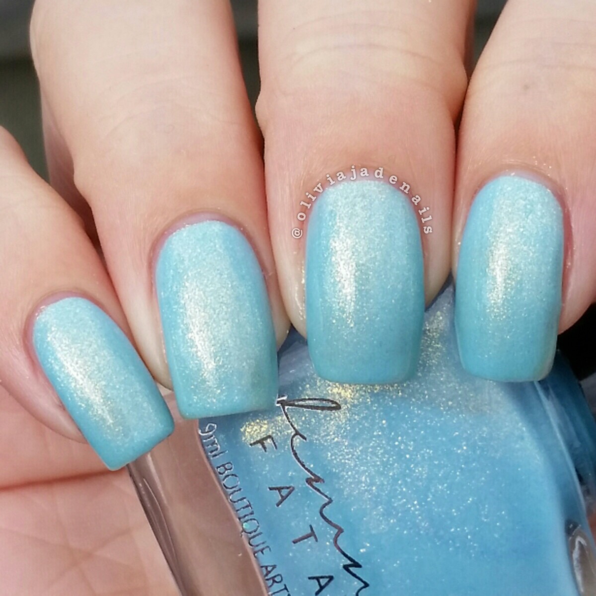 Femme Fatale Cosmetics Alice swatched by Olivia Jade Nails