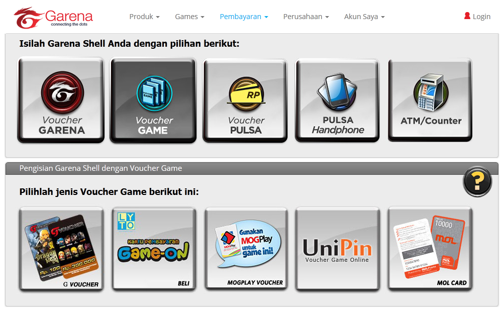 Cara Isi Cash Point Blank (PB) Garena Indonesia