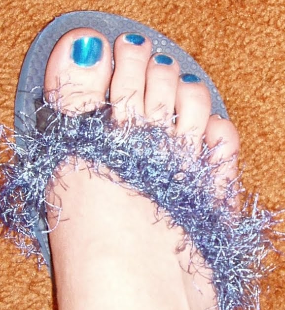 Wayward Girls' Crafts: Spa Flip Flop Makeover!