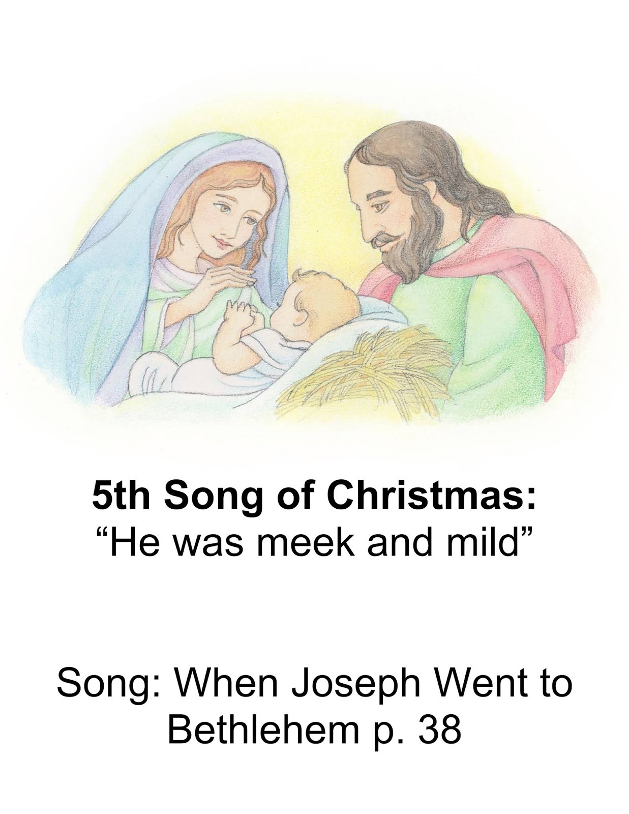 Camille's Primary Ideas 12 Songs of Christmas