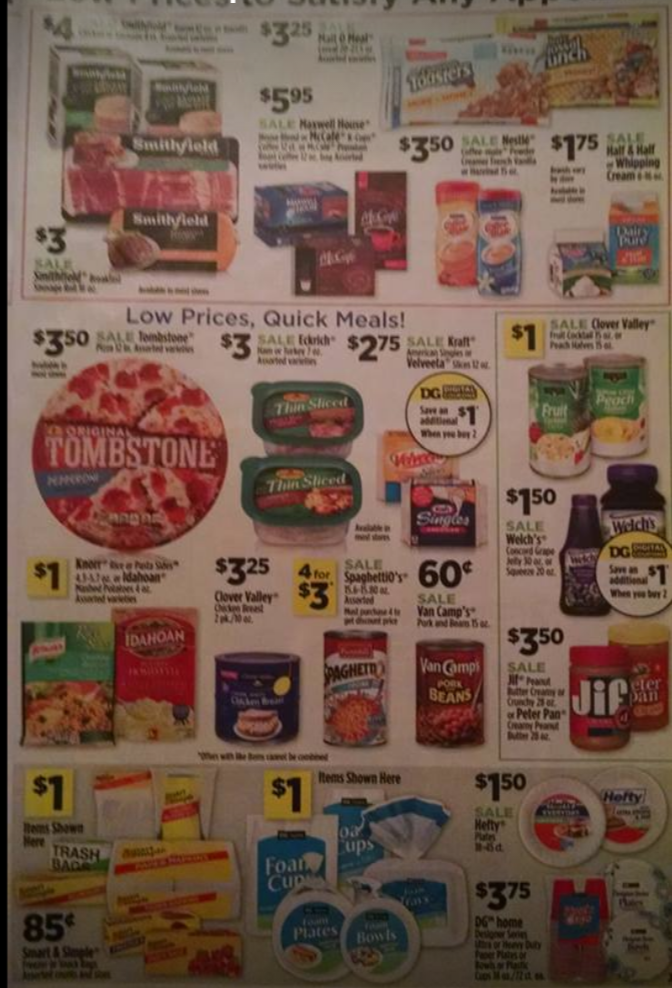 My coupons dollar general