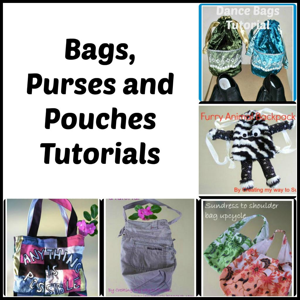 Creating my way to Success Bags, Purses and Pouches Tutorials
