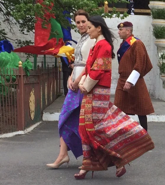 Prince William and Kate Middleton, King Jigme Khesar Namgyel Wangchuck and Queen Jetsun Pema in Thimphu