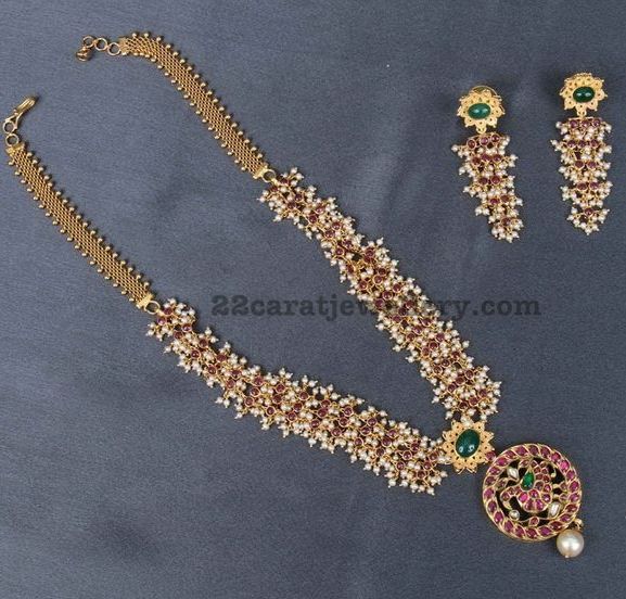 Small Beads Multi Strings Long Sets - Jewellery Designs