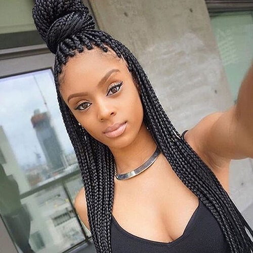 Featured image of post African American Box Braids For Women - Additionally, micro braids african hairstyles are great for women with short natural hair since it will apart from twists, box braids is another protective african hairstyle that fits both professional and casual settings.