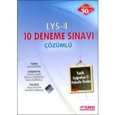 Esen LYS-4 Çözümlü 10 Deneme Sınavı Esen LYS-4 Çözümlü 10 Deneme Sınavı
