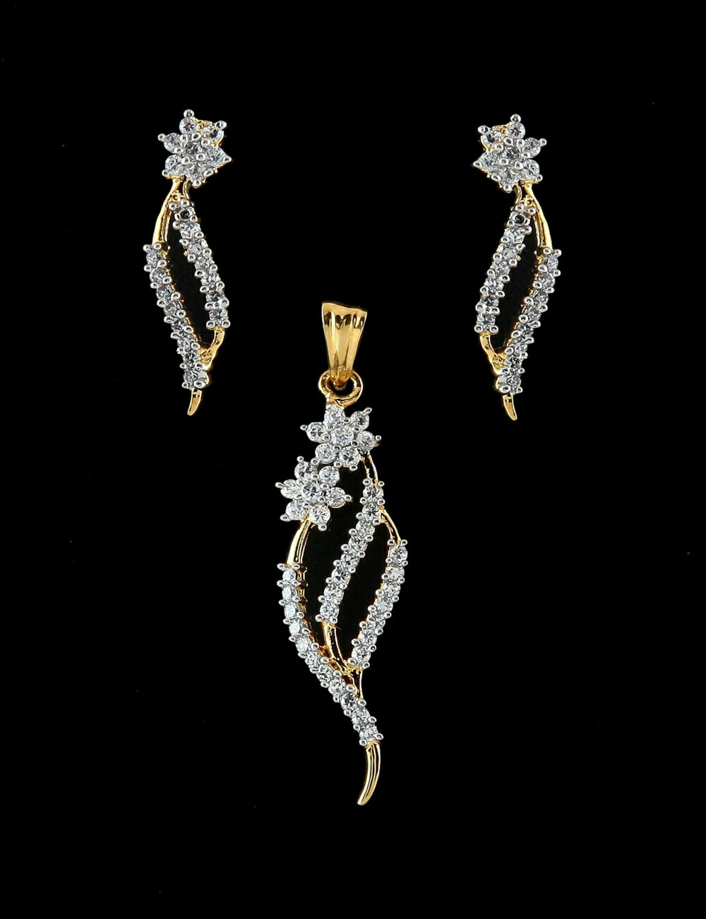 Pendant and earring set