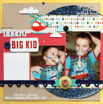 Scrapbook Page_Breathing Treatment_Sick Kid