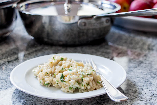 ZITRONEN-RISOTTO aus dem Holländertopf von All-Clad ZITRONEN-RISOTTO aus dem Holländertopf von All-Clad