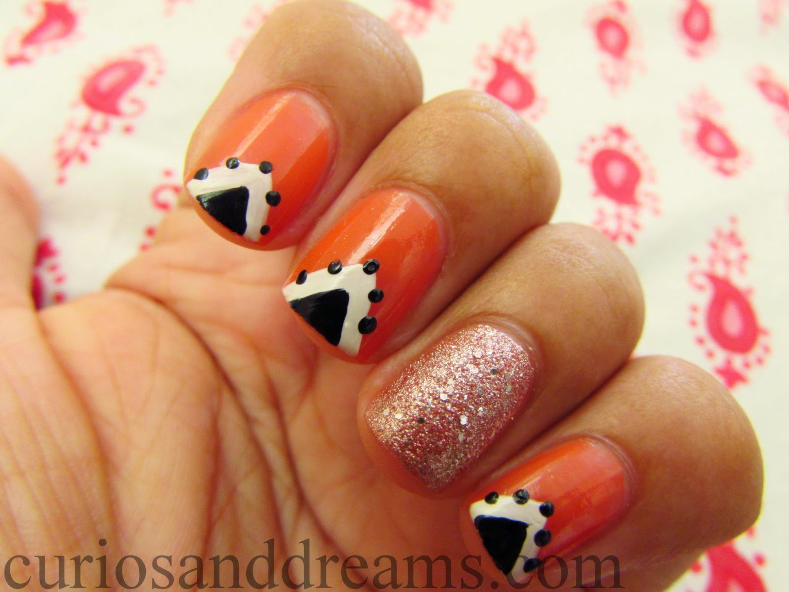 The 5 Minute Nail Art, since I was bored :D - Curios and Dreams ...