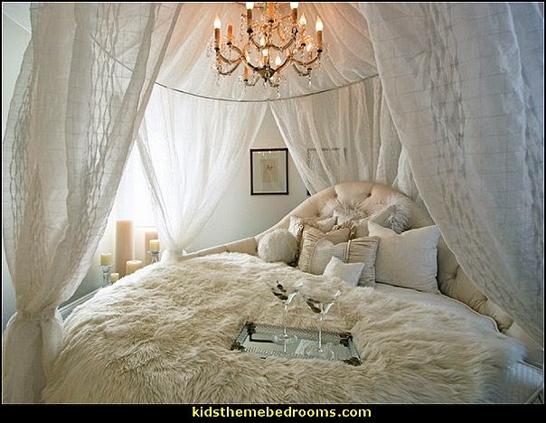 romantic bedroom decorating ideas - romantic bedding ideas - romantic master bedroom ideas - Romantic Luxury decor - hearts and flowers Valentines Day style - valentines day bedroom ideas - heart shaped candles - heart shaped decorations