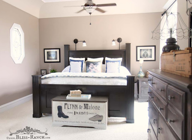 Master bedroom & Perfect Linens Bed Sheets, Bliss-Ranch.com