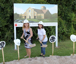 Lisa & Shelly Breaking Ground at St. Angela Merici - Of Sound Mind and Spirit Lisa & Shelly Breaking Ground at St. Angela Merici - Of Sound Mind and Spirit
