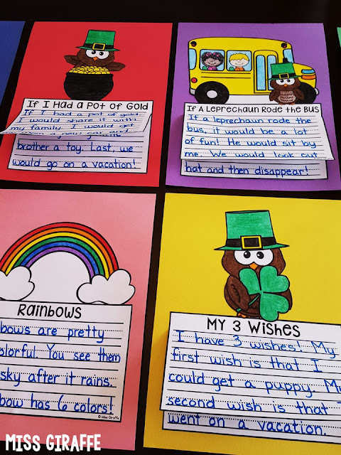 Miss Giraffe's Class: March Writing Activities and Bossy R Activities