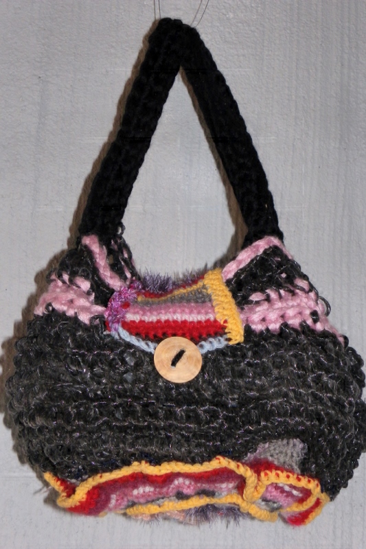 Sac "Fleur" en ficelle agricole recyclée par Amasculpteur chez.xyz Sac "Fleur" en ficelle agricole recyclée par Amasculpteur chez.xyz
