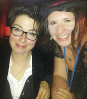 Sue Perkins and Silhouette Sarah Sue Perkins and Silhouette Sarah