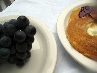 Lisa's Recipes  using  make baking   Cooking Grape how   soda to  Vegetarian pancakes  Kitchen Pancakes Blue