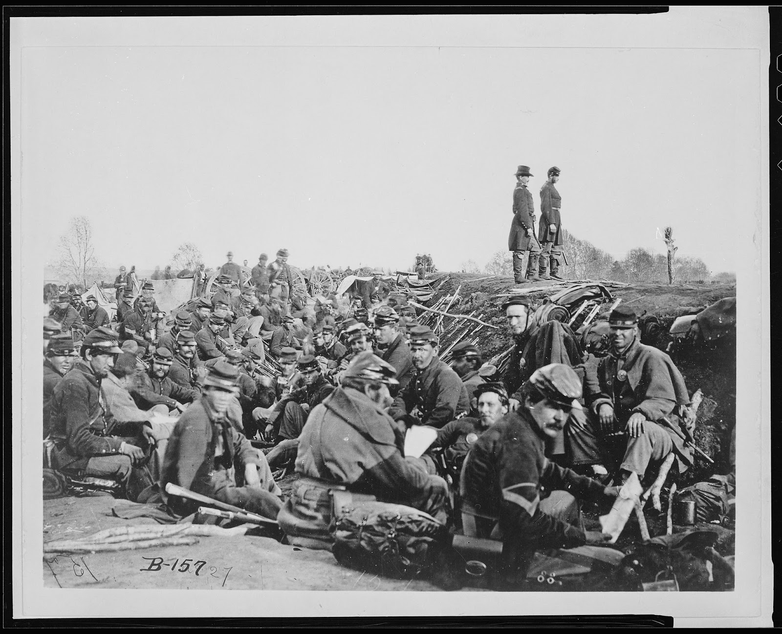 Andrew J. Russell: Line of Brooks' Division at Fredericksburg (1863)