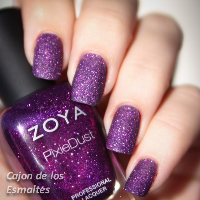 esmaltes arenados o con textura zoya carter pixie dust