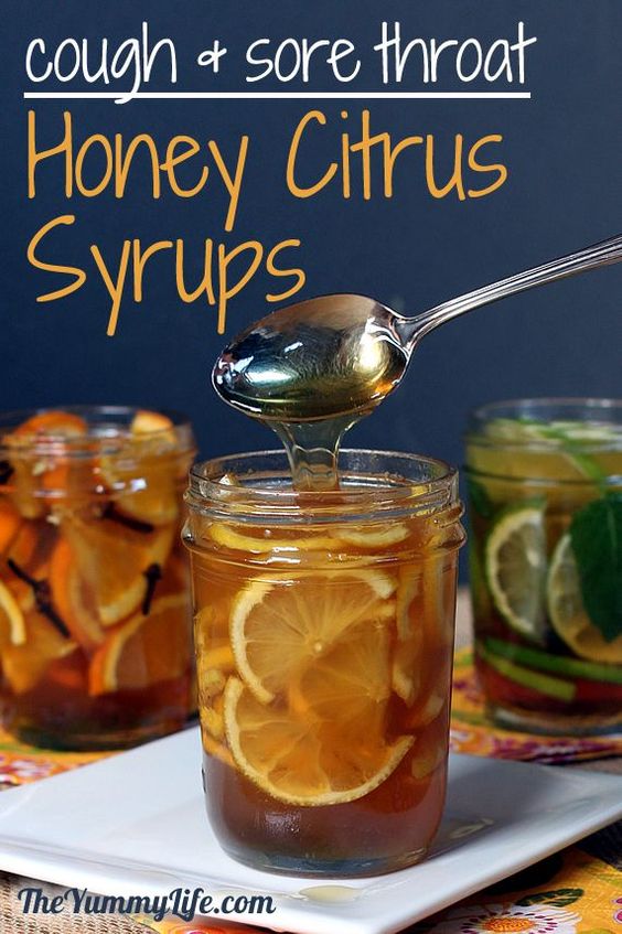 Style Craze Fitness Natural Honey Citrus Syrups for Coughs & Sore Throats