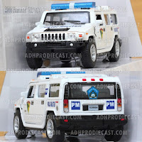 Miniatur Hummer H2 SUV PM (Polisi Militer) Indonesia Miniatur Hummer H2 SUV PM (Polisi Militer) Indonesia