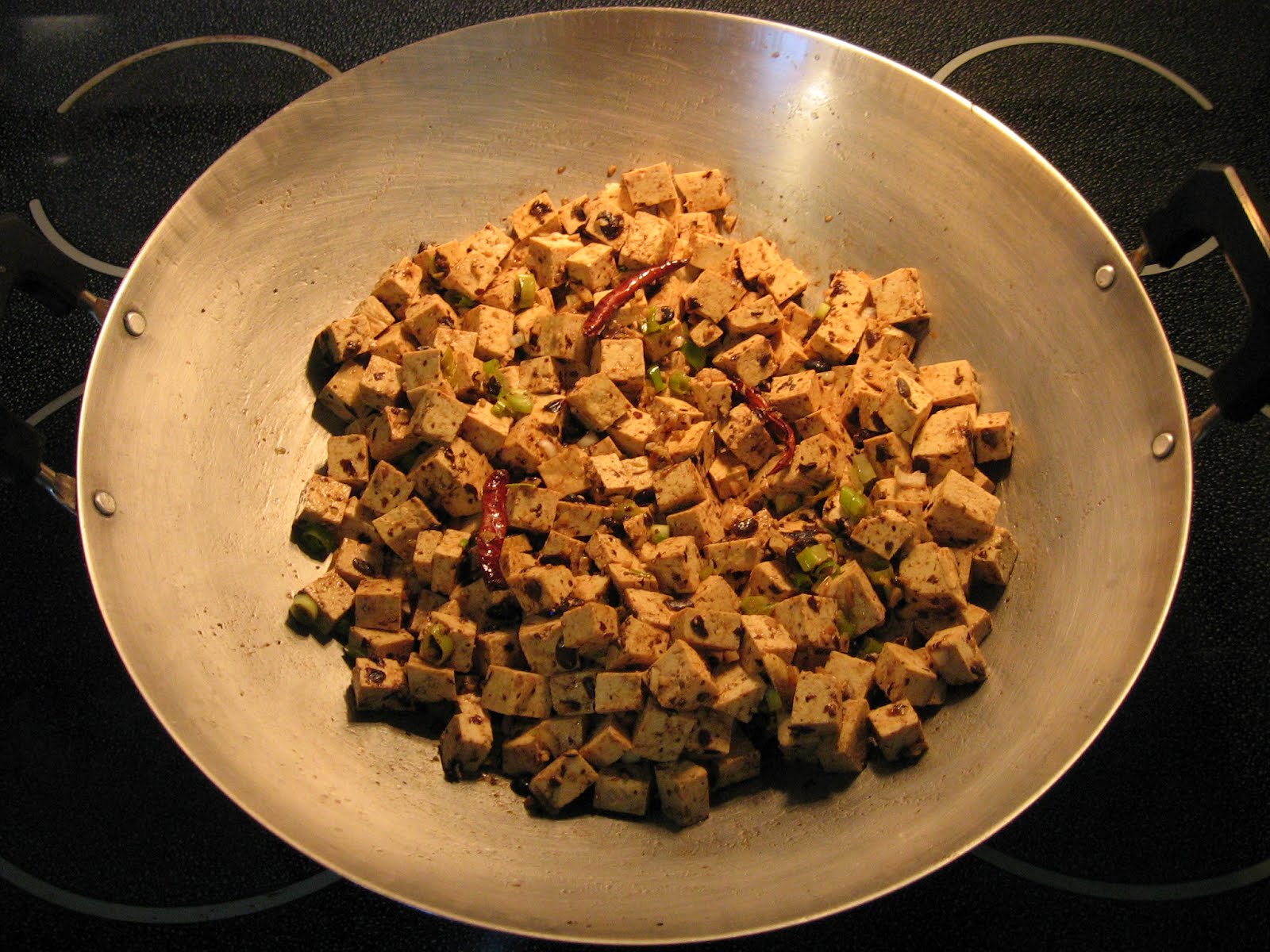 Happily HomeCooked Tofu with Black Beans