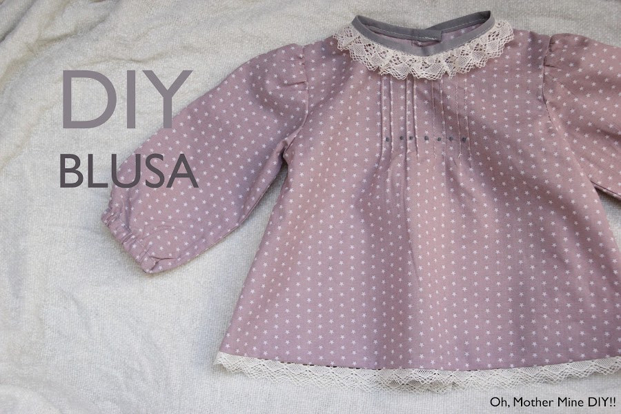 DIY Costura ropa bebe blusa niña (patron gratis incluido). Blog de costura y diy.