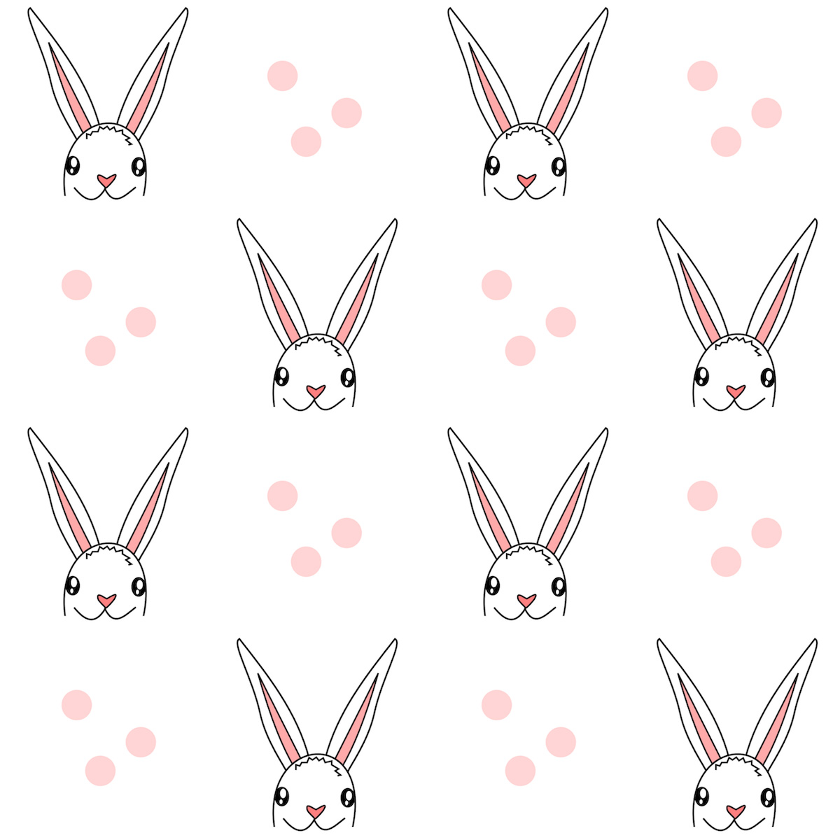 Free digital bunny scrapbooking paper Hasenpapier freebie