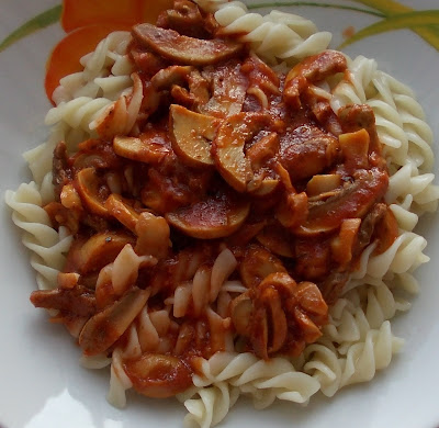 Provocarea secreta : Mushroom spaghettoni sau Paste cu ciuperci