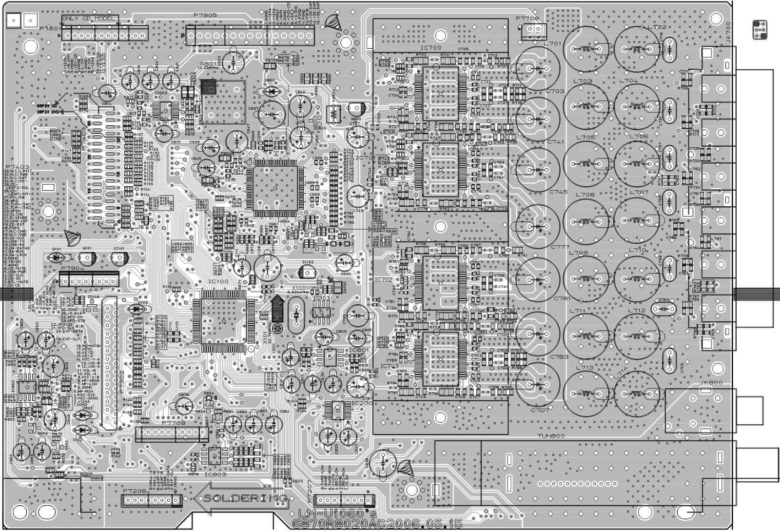 Electro help: LG LH T3039X LG LH T3530X POWER AMP and SMPS SCHEMATIC