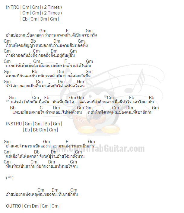 คอร์ดเพลง คำว่าฮักกันมันเหี่ยถิ่มไส คอร์ดเพลง คำว่าฮักกันมันเหี่ยถิ่มไส - มนต์แคน แก่นคูน