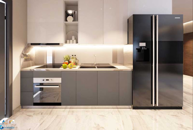 Phòng bếp Gem Riverside quận 2 được trang bị những thiết bị cao cấp
