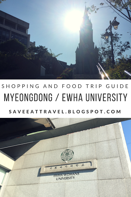 Myeongdong Cathedral and Ewha Women's University