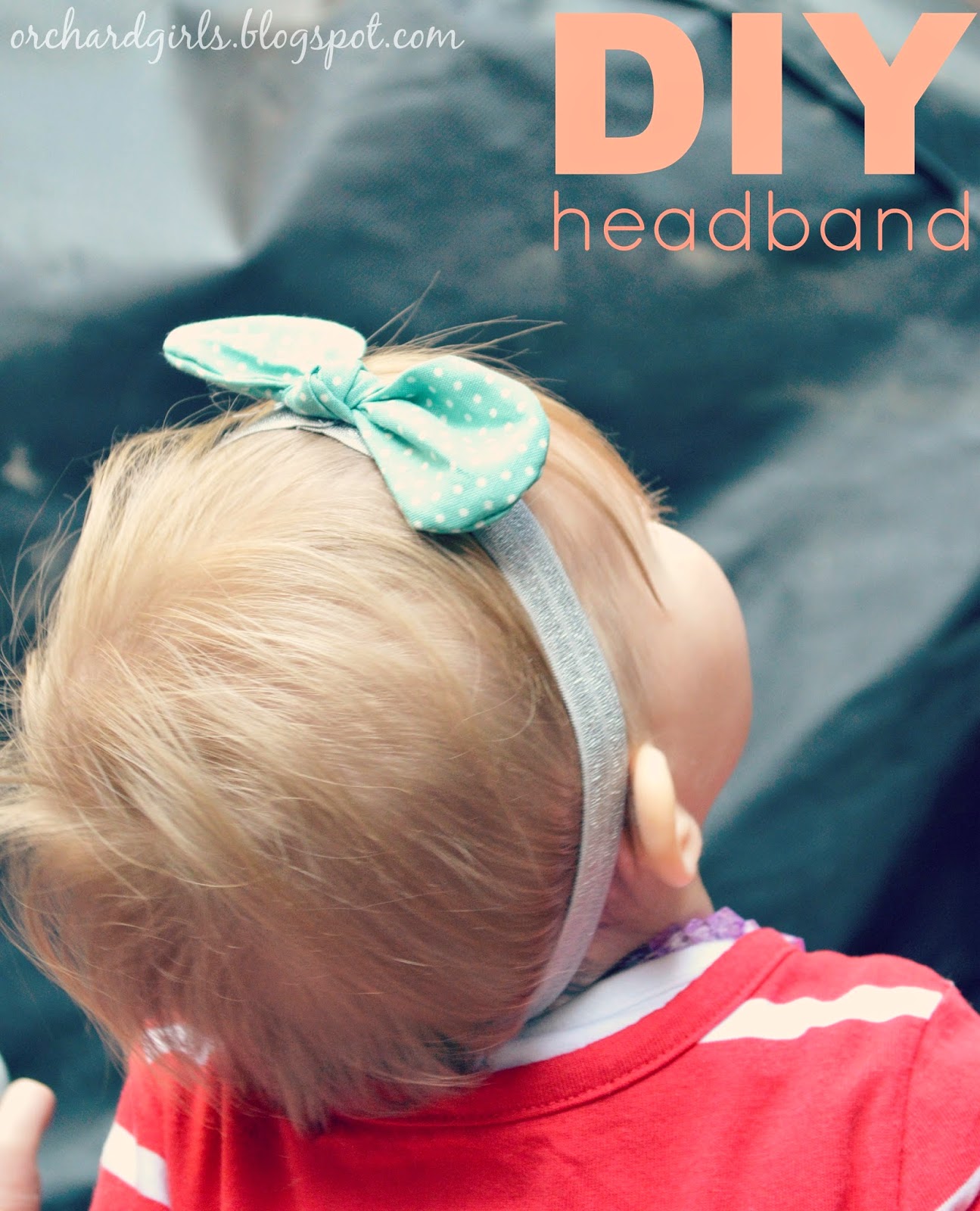 DIY Fabric Bows and headbands by Orchard Girls